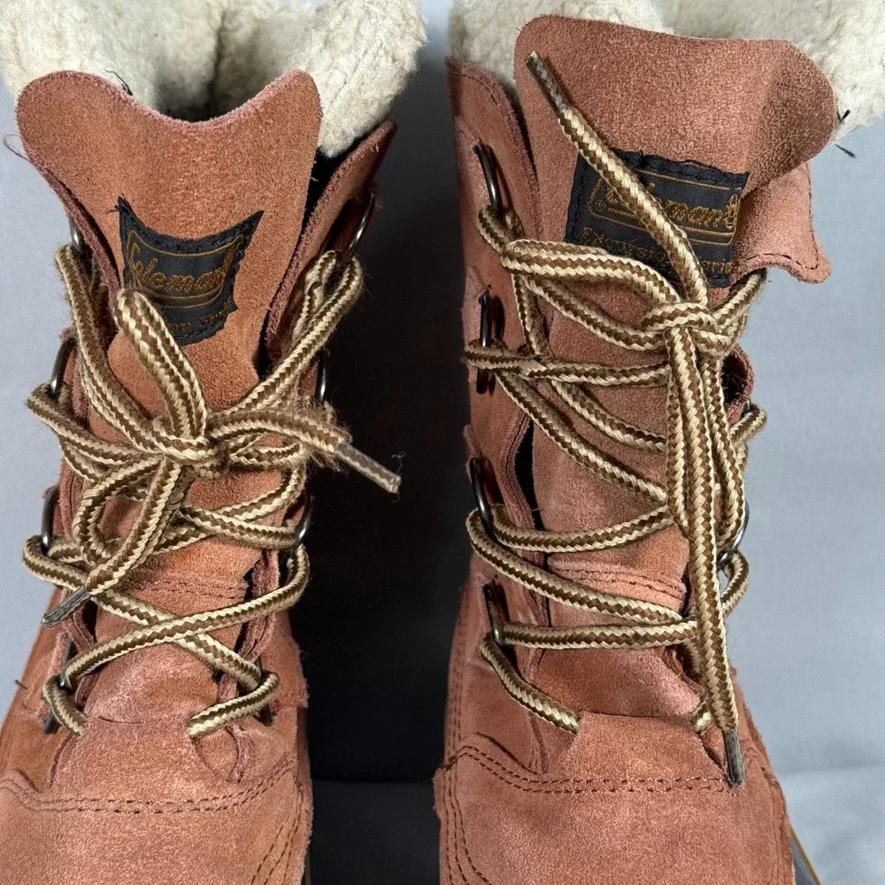 COLEMAN Excursion Series Boots Men‎ 7M Kalmar Winter Brown Leather Lace Up Warm